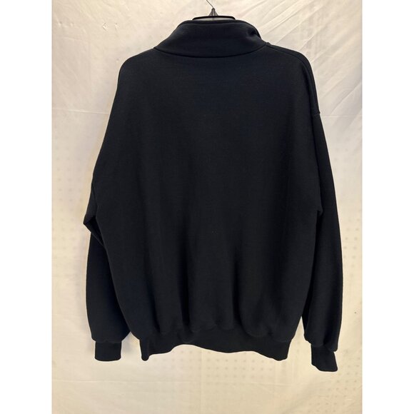 Vintage Jerzees XL Black Crewneck Sweatshirt Minimalist Whimsygoth Streetwear - Picture 5 of 7